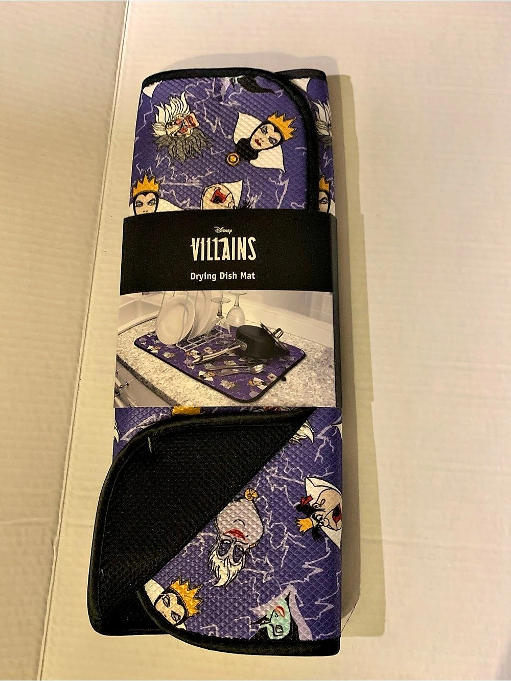 Disney Disney Villains Drying Dish Mat Evil Queen Malificent NWT